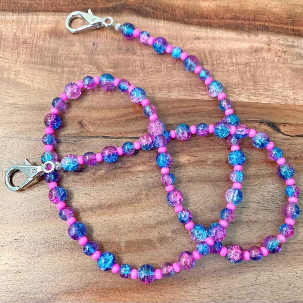 Custom Face Mask Chain / Holder / Necklace 😷